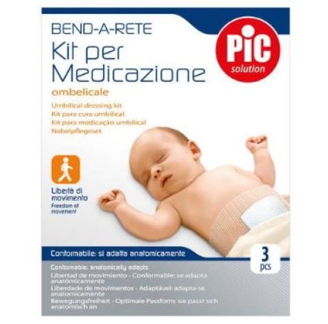 PIKDARE Spa Pic kit benda rete medicazione ombelicale