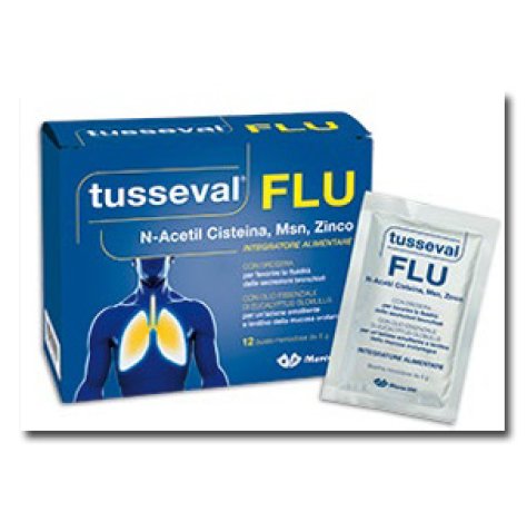 MARCO VITI FARMACEUTICI SpA Tusseval Flu Viti 12 Buste - Integratore Fluidificante 