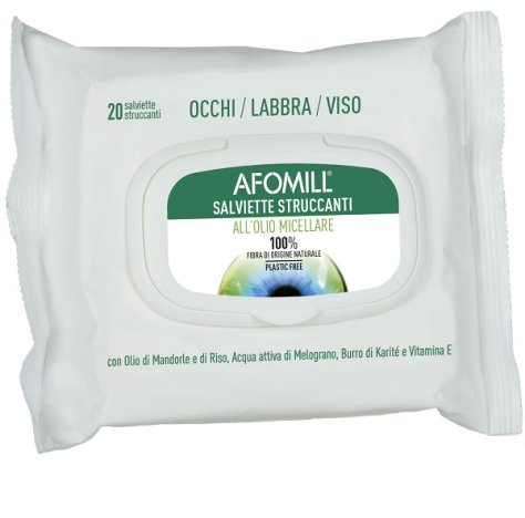 MONTEFARMACO OTC Spa Afomill salviette struccanti all'olio micellare 