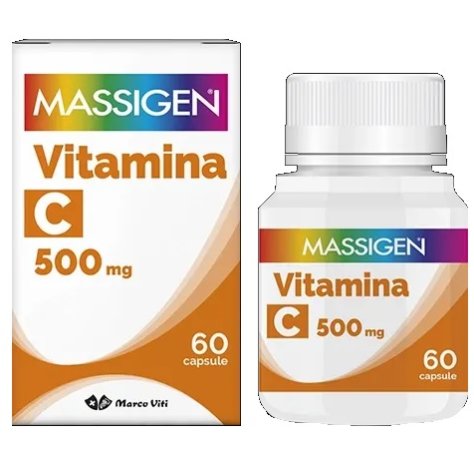 MARCO VITI FARMACEUTICI SpA Marco Viti - Massigen Dailyvit+ C Viti Vitamina C - 60 Capsule 