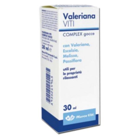 MARCO VITI FARMACEUTICI SpA Marco Viti Valeriana Complex Gocce 30 ml - Integratore Alimentare 