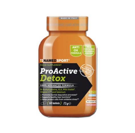 Namedsport Srl NAMEDSPORT® Proactive Detox 72 g Compresse 