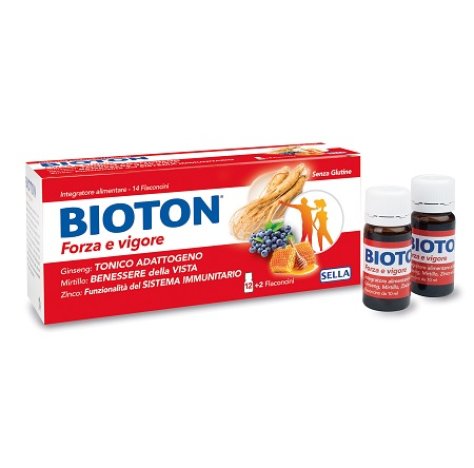 Bioton ginseng forza e vigore 14 flaconcini