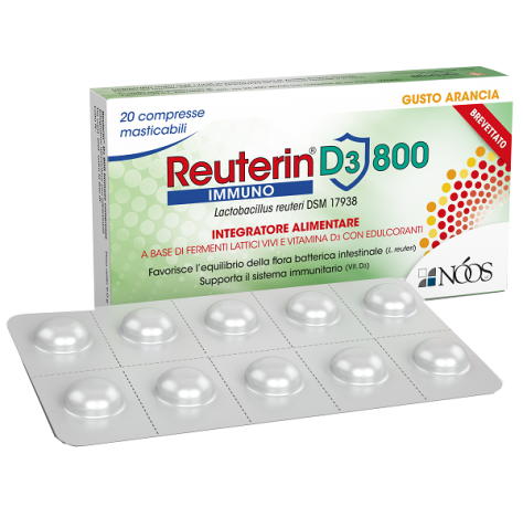 REUTERIN D3 800 IMMUNO 20CPR