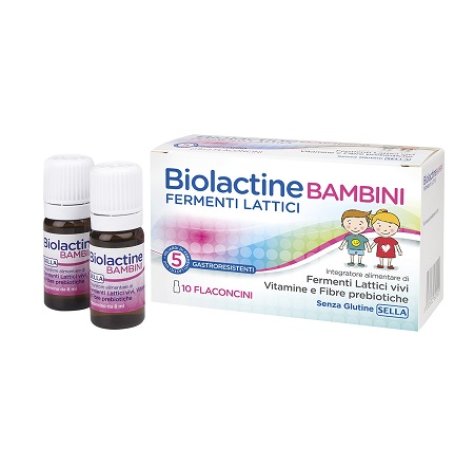 SELLA Srl Biolactine bambini 10 flaconcini 8ml