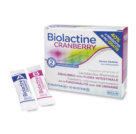 SELLA Srl Biolactine cranberry 10+10 bustine