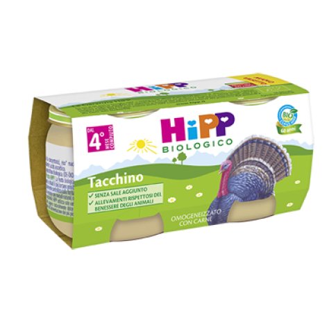 Hipp Bio Omog Tacchino 2x80g