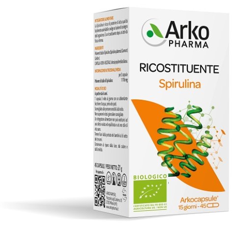 ARKOCAPSULE-SPIRULINA BIO 45CPS