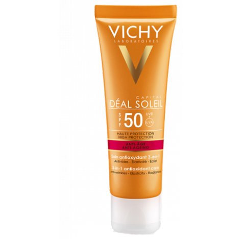 VICHY (L'Oreal Italia Spa) Ideal soleil crema viso antietà Spf 50+