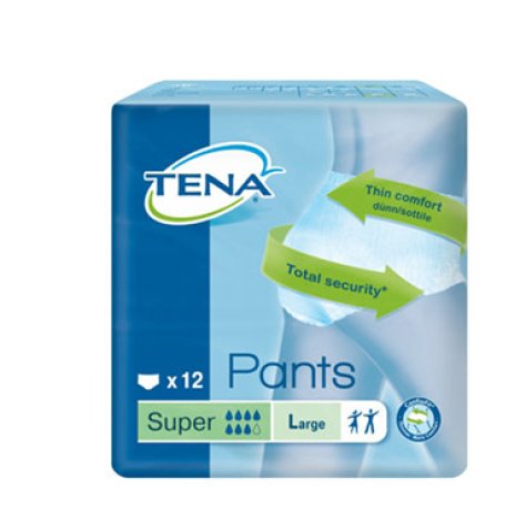 TENA PANTS SUPER L NEW 12PZ 3632