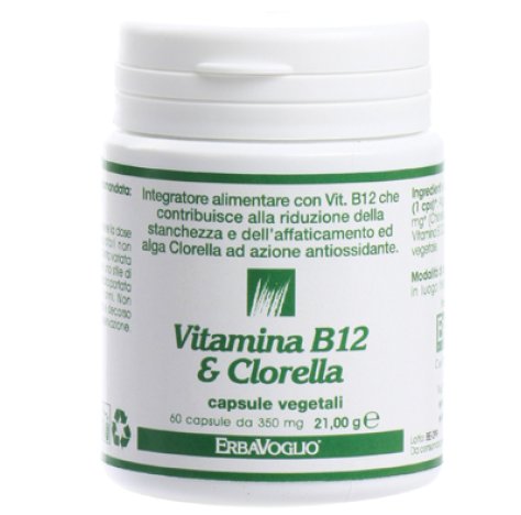 VITAMINA B12+CLORELLA 60CPS