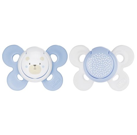 CHICCO (ARTSANA SpA) Chicco Succhietto Physio Comfort Boy Silicone Azzurro 0-6m