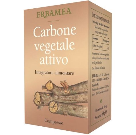 ERBAMEA SRL Carbone vegetale attivo 100 compresse