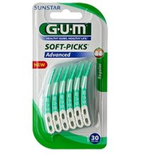 GUM SOFTPICKS ADV SCOV L 30PZ