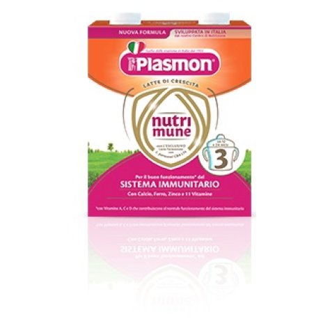PLASMON (HEINZ ITALIA SpA) Plasmon latte nutrimune 3 liquido 2 pezzi