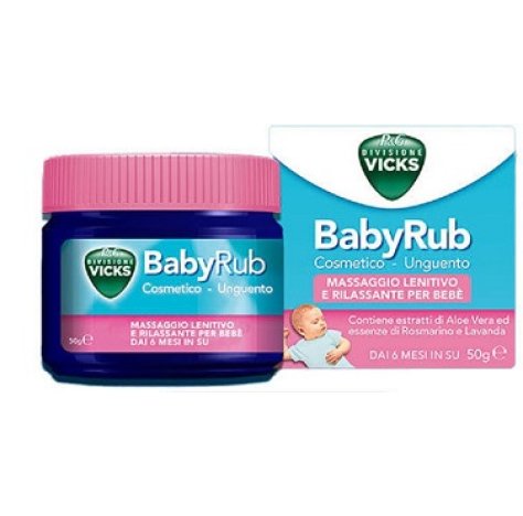 PROCTER & GAMBLE Srl Vicks babyrub cosmetico ungento 50g