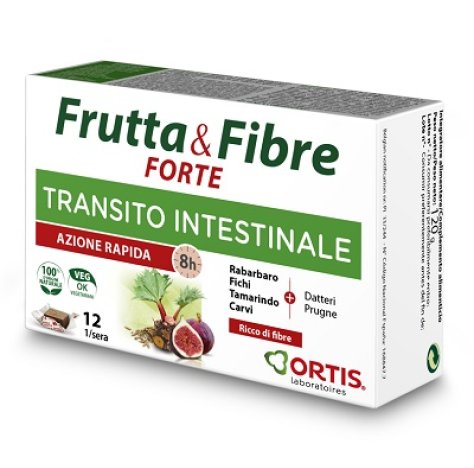 FRUTTA & FIBRE FORTE 12CUBETTI<<