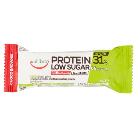 EQUILIBRA Srl Integratore protein low sugar barretta choco brownie