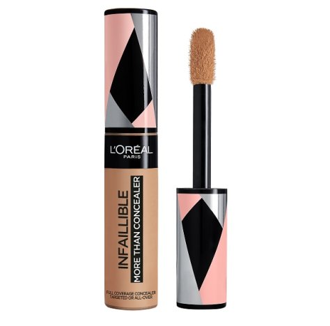 L'Oréal Paris Infaillible 24h More Than Concealer, Correttore liquido a lunga tenuta, 331 Cafe Au Lait 