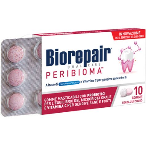 COSWELL SpA Biorepair Peribioma 10 Gomme Masticabili 1,2 G