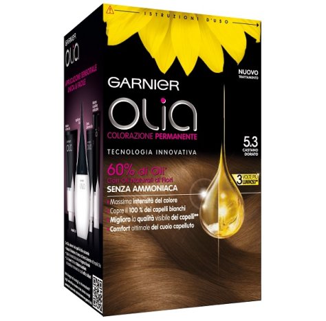 Garnier Olia Castano Dorato 5.3 - Colorazione Permanente Senza Ammoniaca