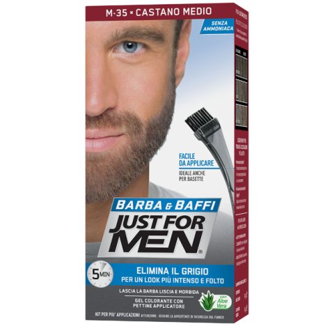 COMBE ITALIA Srl Just for men barba&baffi M35 castano medio 