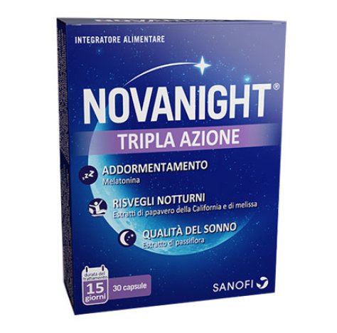 Sanofi Aventis Linea Sonno e Serenità Novanight Integratore 16 Compresse