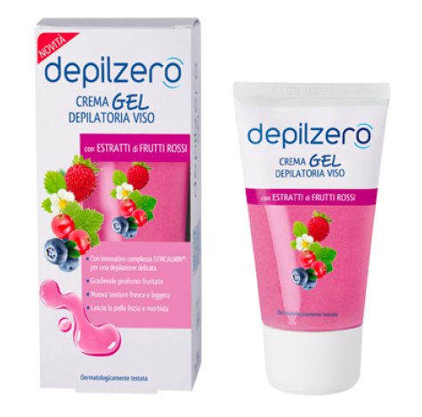 SODALCO Srl Depilzero crema depilatoria viso gel 50ml