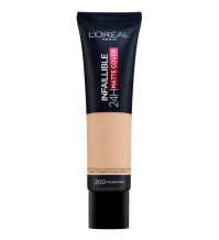 L´Oréal Paris Infaillible Matte Cover - Fondotinta Lunga Tenuta Per Effetto Opaco - Tonalità 200