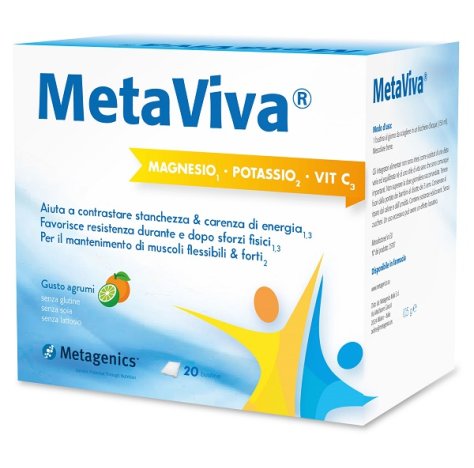 METAVIVA MG/K/VIT C 20BUST