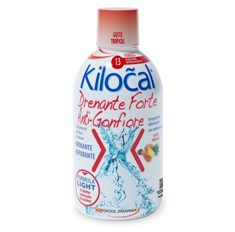 POOL PHARMA Srl Kilocal Drenante Forte Anti-gonfiore Gusto Tropicale 500ml