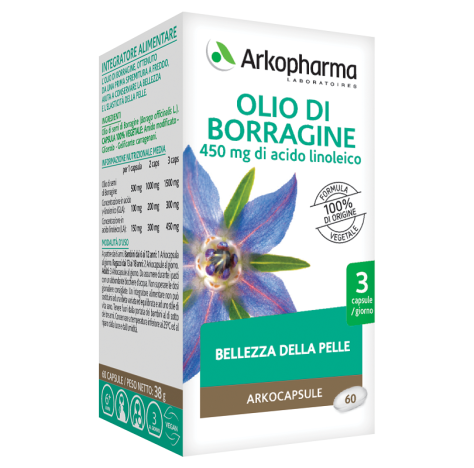 ARKOCAPSULE OLIO BORRAG 60CP BIO