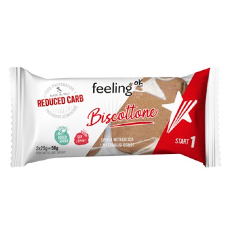 LOGISTICA FOOD Srl FEELING OK BISCOTTONE ALLA MANDORLA START 50 G