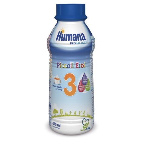HUMANA ITALIA Spa Humana 3 latte piccoli eroi probalance 470ml 
