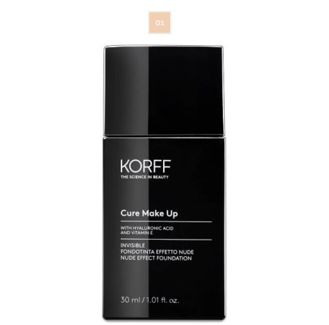 KORFF Srl "Fondotinta Invisible Effetto Nude Cure Make Up KORFF 01 30ml