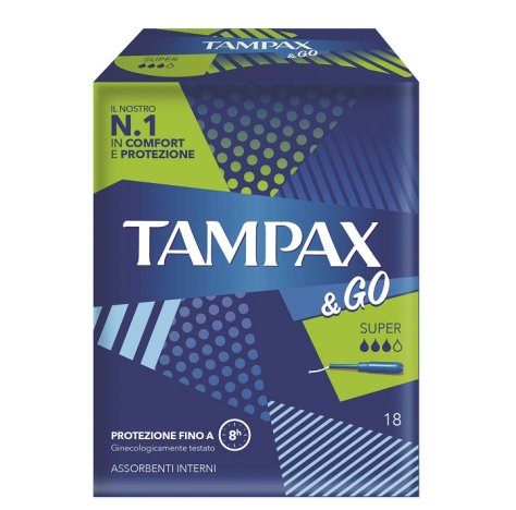 TAMPAX &GO SUPER 18PZ 8423