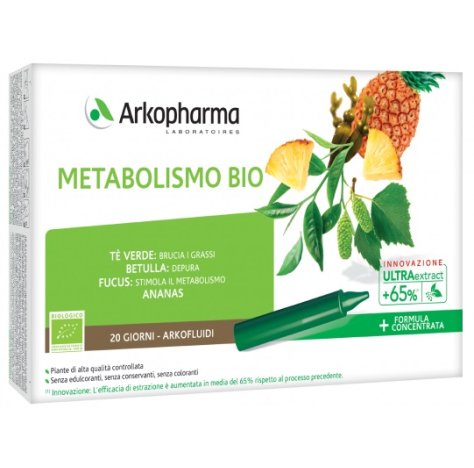 ARKOFARM SRL ARKOFLUIDI METABOLISMO BIO ARKOFARMA DETOX 20 FLACONCINI 