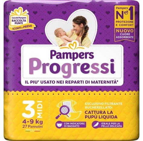 Pampers Progressi Midi 27pz