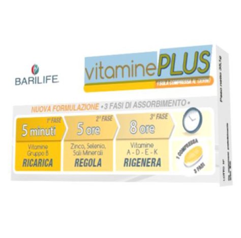 BARILIFE (PHARMAELLE Srl) BARILIFE VITAMINE PLUS 30 COMPRESSE TRIFASE     