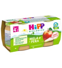 Hipp Omog Mela/pera 2x80g