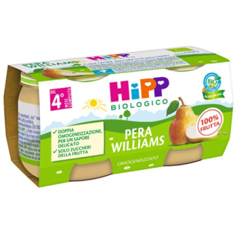 HIPP ITALIA Srl Hipp Bio Omogenizzato Pera Williams 2x80g