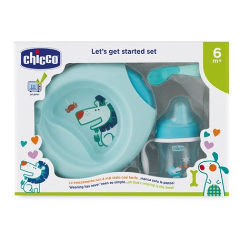 Chicco Set Pappa 6m+ Azzurro