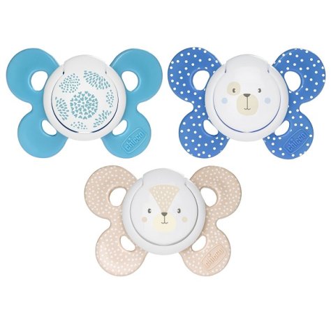 Chicco Succhietto Comfort Boy Silicone 6-16 Mesi 2 Pezzi