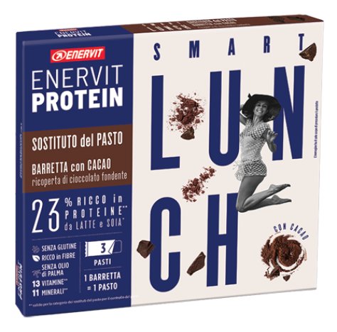 ENERVIT Spa Enervit Protein pasto sostitutivo cioccolato fondente 3 barrette
