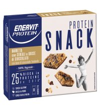 ENERVIT Spa Enervit Protein Snack cereali e gocce di cioccolato 8 barrette