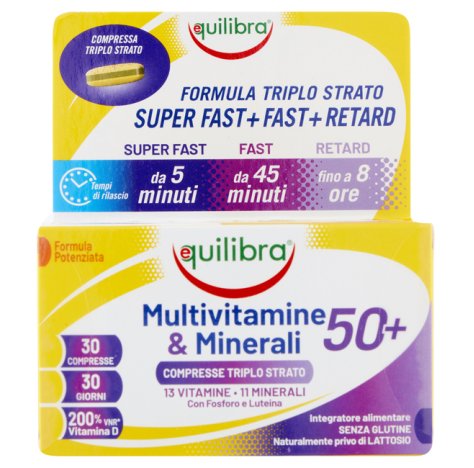 EQUILIBRA Srl Multivitamine & minerali 50+30 compresse