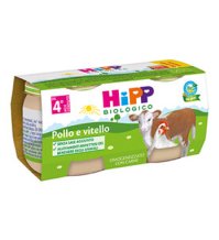 HIPP ITALIA Srl Hipp bio omogenizzato vitello e pollo 2x80g