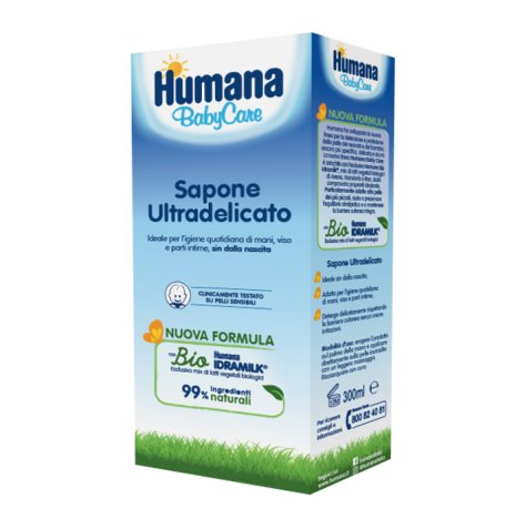 HUMANA ITALIA Spa Humana sapone liquido ultradelicato babycare 300ml