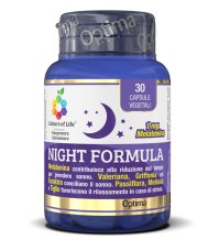 OPTIMA NATURALS Srl Night formula 30 capsule