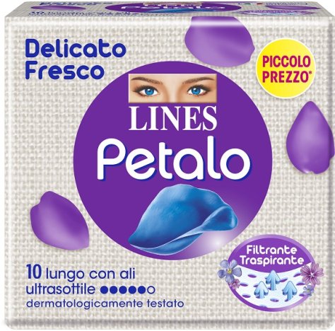 Lines Petalo Blu Lungo Con ali 10pz